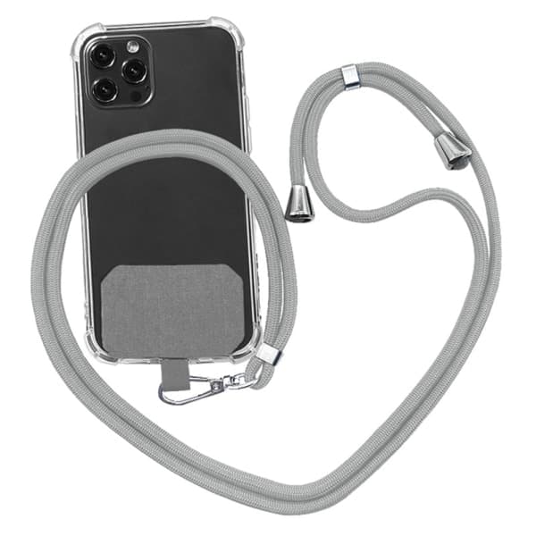 Practical Stylish Mobile Phone Lanyard Mobile Holder Black