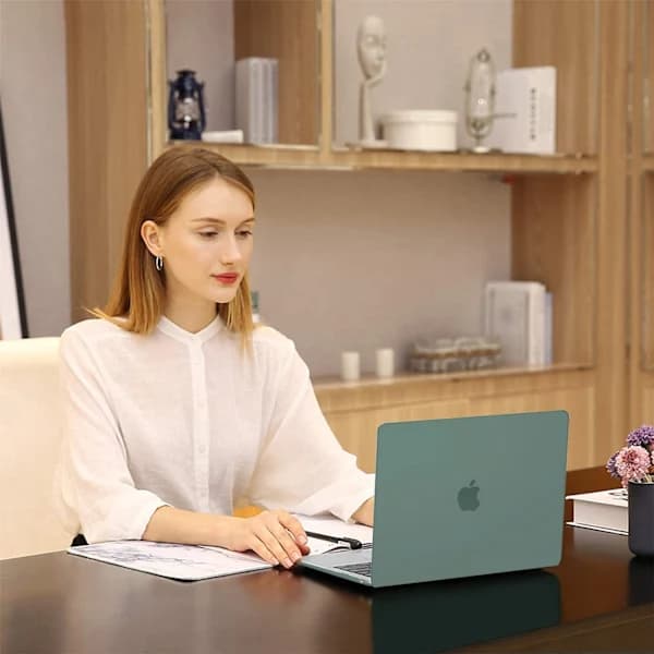 Etui til MacBook Air 13,3 tommer A2337 A2179, Grøn - Perfekt,A