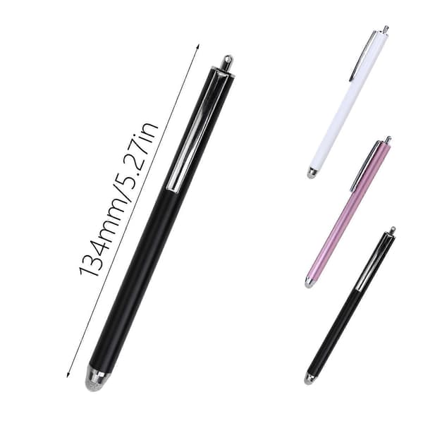 Capacitive Stylus Pen with Disc Tip Ergonomic Grip Capacitive Stylus Sensitive Touch Screen Pen for Phone & Touch Devices Rose Pink Pink