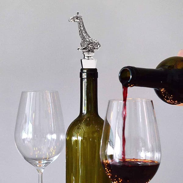 Vinpropp för champagne och mousserande vin – Rolig present (Giraff)