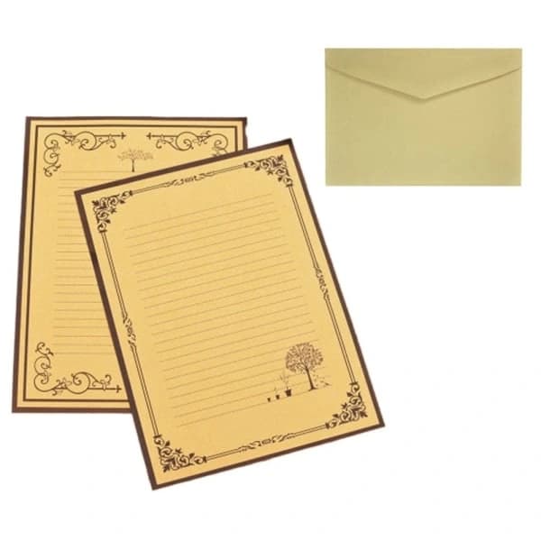 Brevpapper och Kuvert Set Brevpapper Set