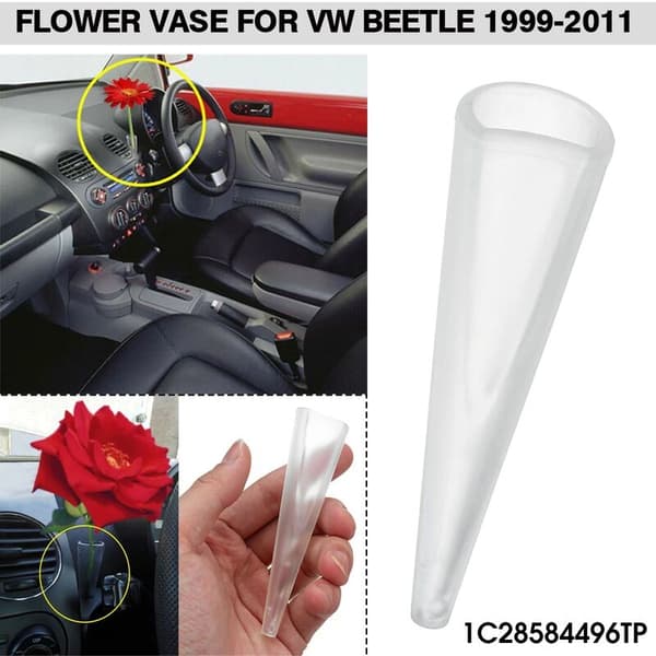 1C28584496TP Bil Blomstervaseholder Dashbordpynt Dekor for 1999-2011 1C28584496TP RHD