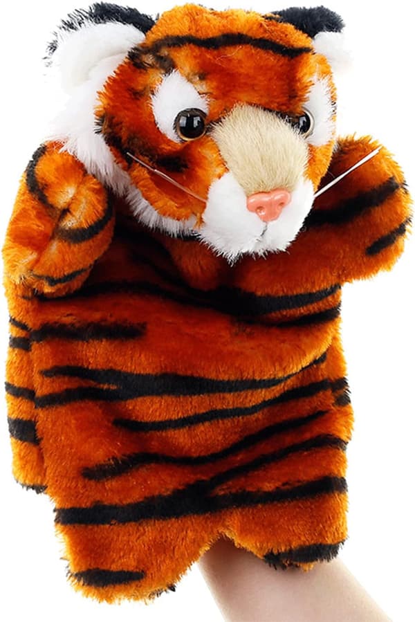 Hånddukke - Skogens dyrevenner pedagogiske dukker Tiger