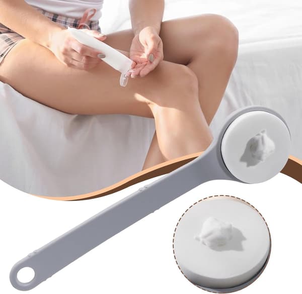 Lotion Applicator - Professional Back Brush - Comfortable Ergonomic Grip - Back Applicator - Lotion Applicator