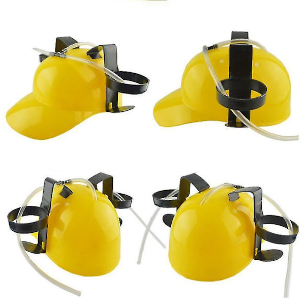 Olut- ja limsanjuontikypärä Partyhattu Yellow