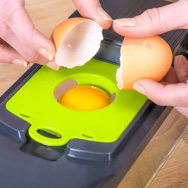 Vegetable Chopper, Multifunctional Mandoline Vegetable Slicer with Adjustable Julienne Container Kitchen Tool for Fruit