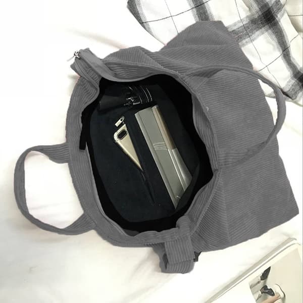 Snørepose håndtaske skuldertaske shopper mulepose