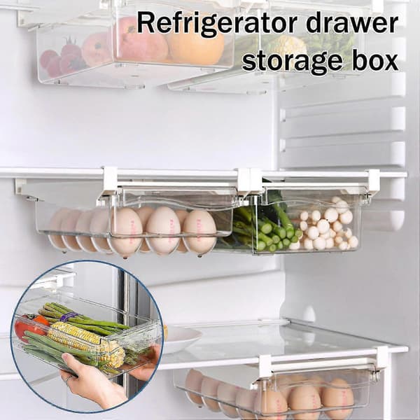 Refrigerator Drawer Organizer Refrigerator Organizer Adjustable | Kitchen Storage