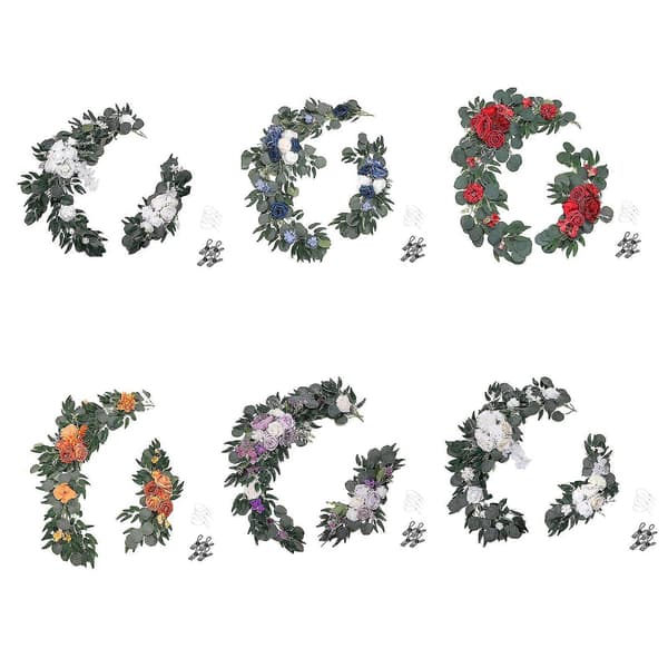 Artificial Flower Swag Wedding Arch Draping For Home Party Decor