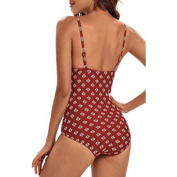 Monokini for kvinner, magekontroll, slankende badedrakt, plus size, magekontroll
