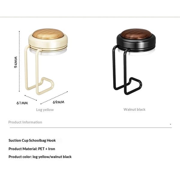 4-pack skrivbordsväskkrok och hängare, handväskhållare för bord och diskar, modern design