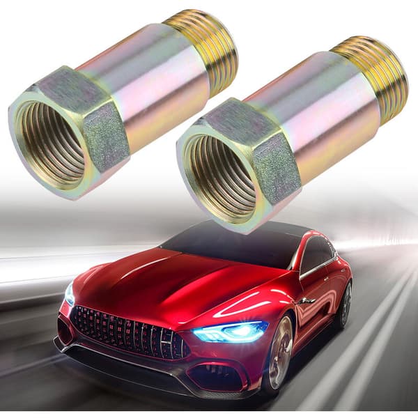 2 stk 45 mm M18 x 1,5 O2 Ilt-sensorforlænger Afstandsstuds Adapter Gul
