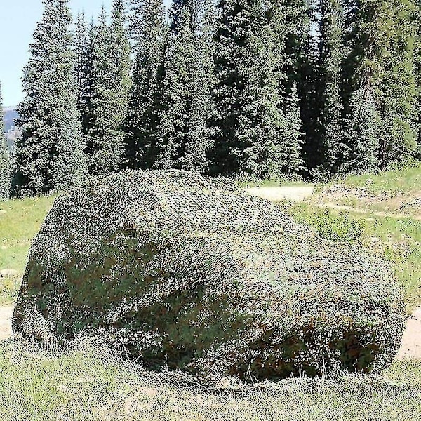 Kamuflasjenett Solskjerming Kamuflasjenett Persienner Terrasse Mesh Nett for Camping Skyting Jakt-WELLNGS Hvit White 2m by 3m