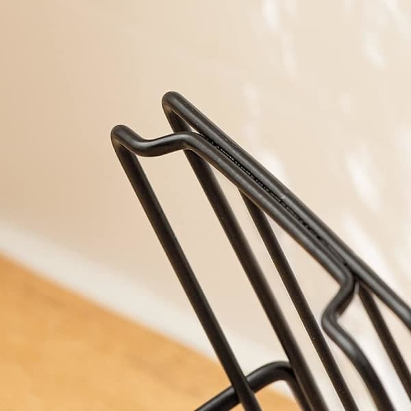 Lid Rack Cutting Board Rack Spoon Rest Cutting Board Organizer Rack with Drip Tray (Black)