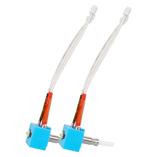 for Anycubic 3D-skriver Hotend Heatbreak Dyse Ekstruder Termistor Rør Kit