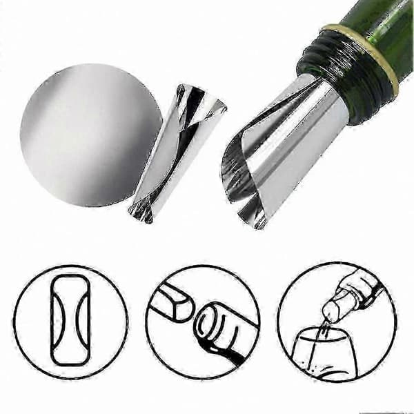 300-pack 3\" Silver Vinkorkar med Droppfri Design för Smidig Upphällning