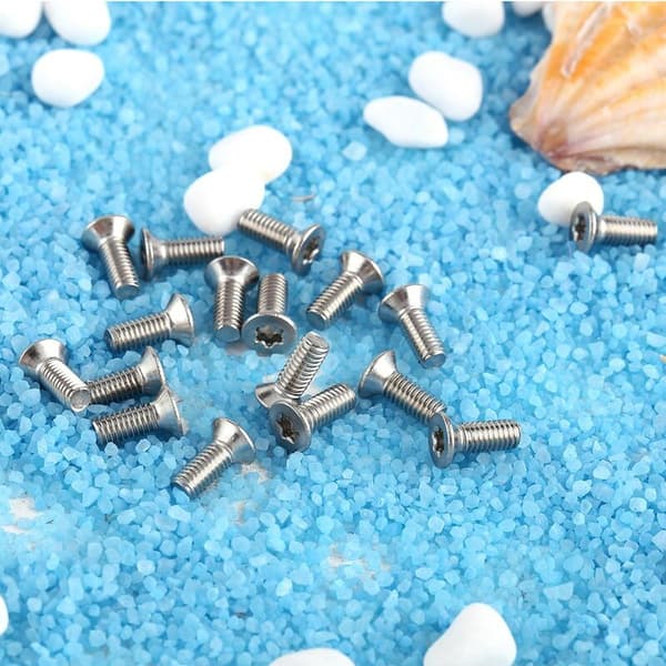M3 Star Screws, Flat Head Countersunk Screws, 50 Pieces (M3×6)
