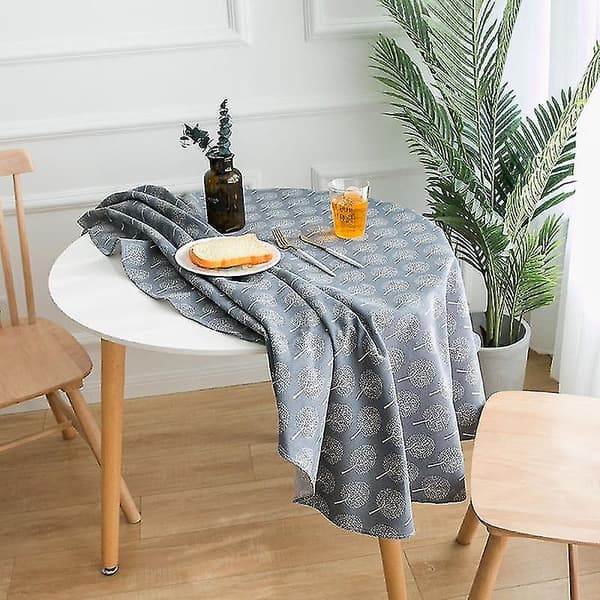 Dug Linnedug Rund Duge Spisebordsbeskyttelse Mantel Mesa Nappe