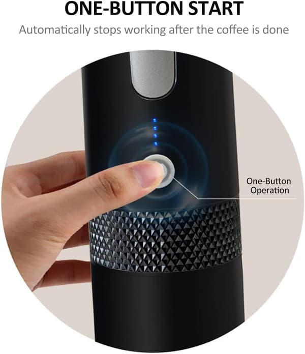Portable Coffee Maker, 170ml Travel Wireless Electric Espresso Machine, Mini Capsule Coffee Maker