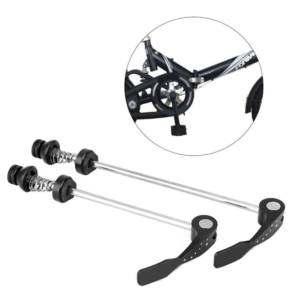 ZTTO 1 Pair Mountain Bike Quick Release Skewer Security Lock (Black)