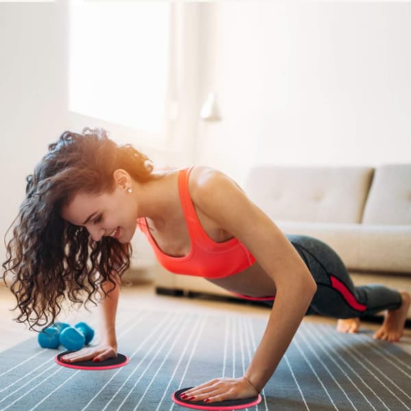 Fitness Gliding Discs 2 pcs - Coordination Training for Feet