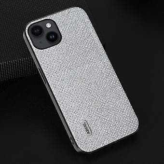 Diamond Black Edge Telefondeksel til iPhone 14 Plus (sølv)
