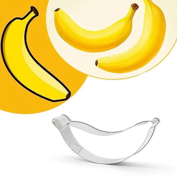 7 pcs Fruit Banana Apple Lemon Metal Fondant Cake Mold Cookie Cutter Baking Tool