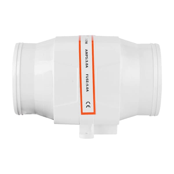 4 tommer Inline Lænse DC Luftblæser Stille Stærk Motor Ventilationsblæser til Yacht RV (24V)
