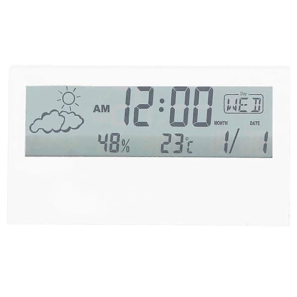 Multifunctional Electronic Alarm Clock with Temperature and Humidity Display Digital Clock for Home