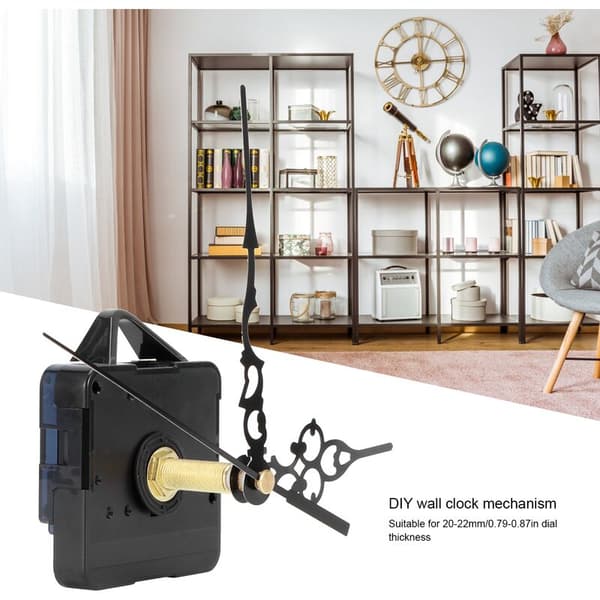 High Torque Clock Movement Replacement Mechanism with Clock Hands for Dials Up to 22cm, 2pcs