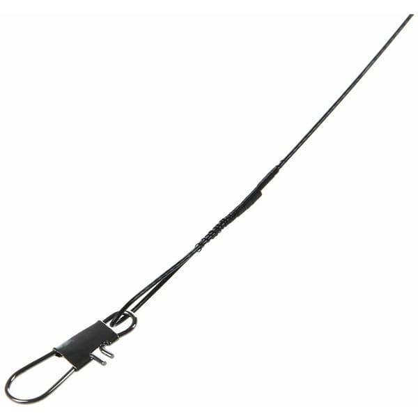 60 stk fiskestangsførere i rustfrit stål 15/23/30 cm line sort