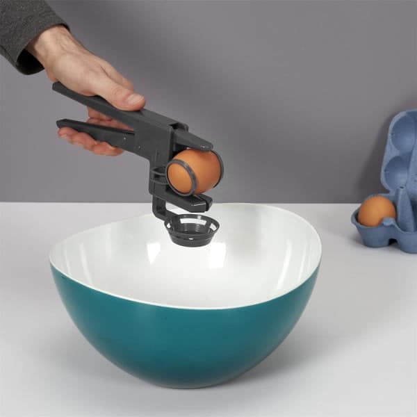 TG Kombinert Eggknekkere og Eggseparator grå