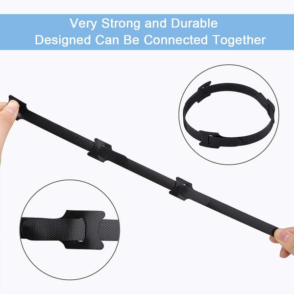 Reusable Cable Ties - Microfiber Cloth Velcro Cable Management Wire Organizing Straps, Parts