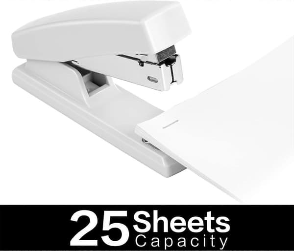 Stapler, desktop staplers with 640 staples, 26 sheet capacity, black