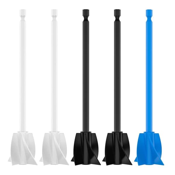Mixer Attachment Drill for Resin, 5-pack Epoxy Resin Attachment, Spiral Stirrer Mixing Paint