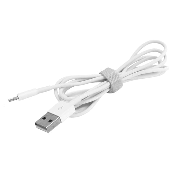2-pak USB-opladerkabel Bærbart datakabel PVC-opladerkabel Kompatibel med iPhone 12 Hvid 0.1 0.1