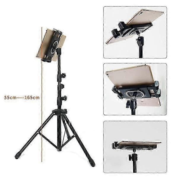 ADV-306 52cm-136cm højdejusterbart foldbart stativbeslag til telefon tablet inden for 4,7-12,9 tommer 26s