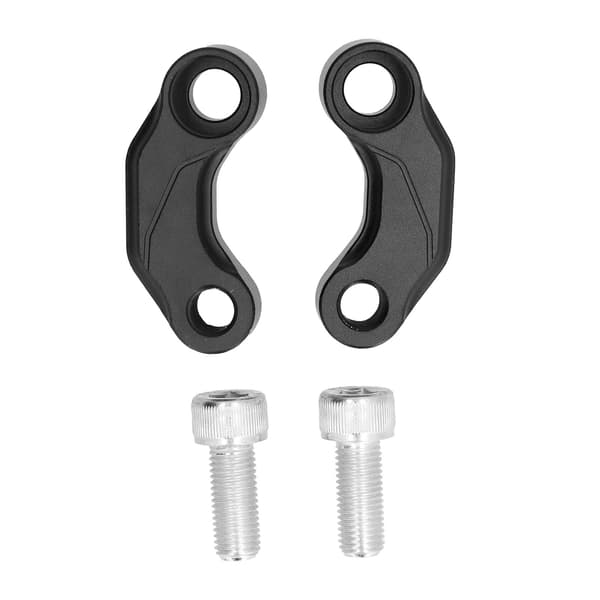 2 PCS Rearview Mirror Extension Bracket Replacement for SUZUKI Vstrom DL1000 2014-2019 (Black)