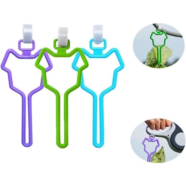 7 Stykker Handsfree Hundebæsjposeholder, Bærbare Hundavfallsposeholdere, Bæsjposeholder for Hund