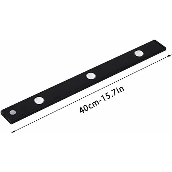 LED-underskabsbelysning, 40 cm ultratynd sensorlampe, 3 dæmpbare lysfarver, underskabsbelysning køkkenlampe med magnetisk strimmel