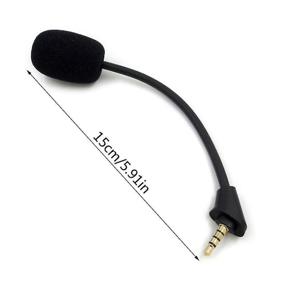 Mikrofon for HyperX Cloud Alpha trådløst gaming headset, avtakbar mikrofonbom