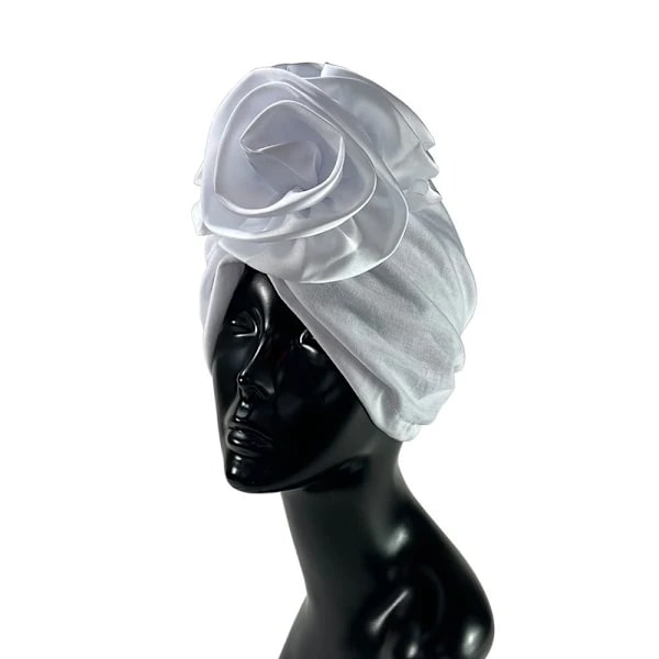 Elastisk Pannebånd Hatt Vinterluer HVIT hvit
