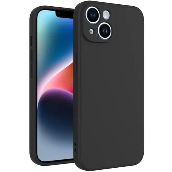 iPhone 13 Mini Matt Svart Skal - Extra Kamera Skydd iPhone 13 Mini