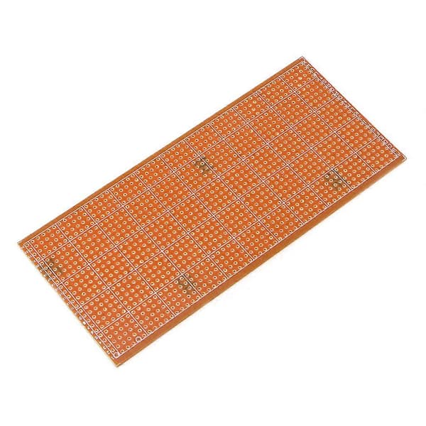 5 Pieces 6.5x14.5cm Stripboard Veroboard Uncut PCB Platinum Single-Sided Circuit Board