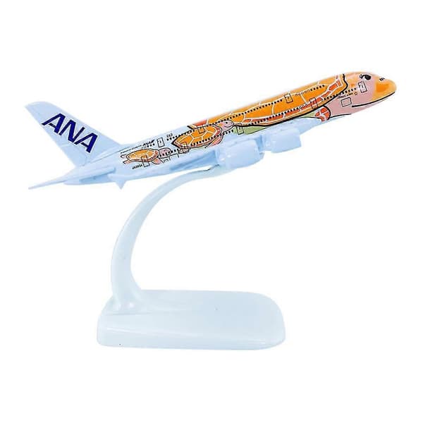Jiyuge 1/500 Mini Simuleret Solid Legering ANA A380 KaLa Flymodel Legetøj Boligindretning