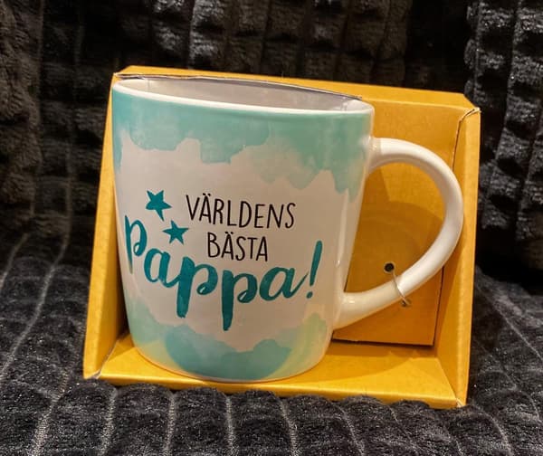 Krus \"Verdens beste pappa\"