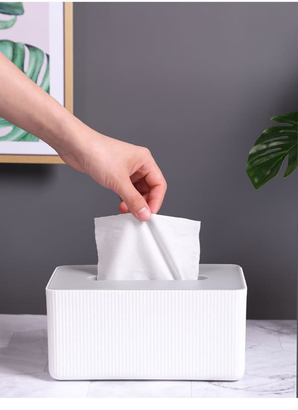Tissue Box 1 pc Square Tissue Box Cover Tissue Holder, Used for Bedroom Dressing Table, Nightstand, Bathroom Counter