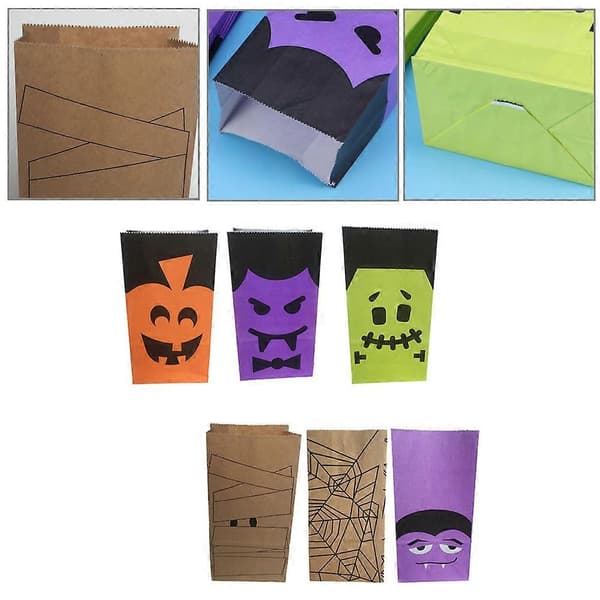Halloween Candy Bag Candy Gift Bag for Party 24pcs Decorative Container
