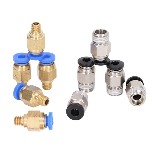 20-delars pneumatisk koppling PC4-M6 PC4-10 för 3D-skrivare, set för Creality Ender 3