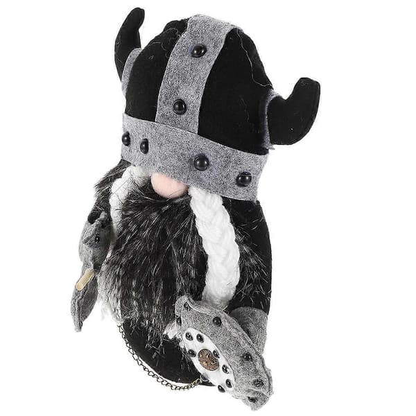 Dvärgdocka Viking Tomte Krigare Jul Tomtar Plysch Dekor-FA-